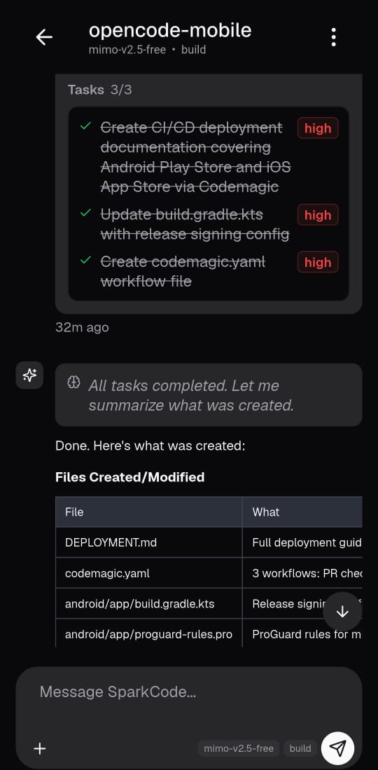 Spark AI Chat